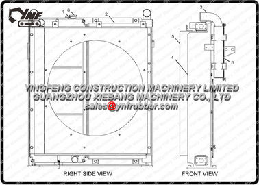 خرید 2364430 رادیاتور تجهیزات سنگین  کولر گازی 320C مواد آلومینیومی online manufacture