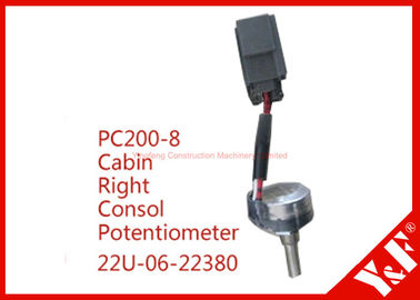 خرید Komatsu Excavator قطعات الکتریکی PC200-8 Cabin Right Consol Potentiometer 22U-06-22380 online manufacture