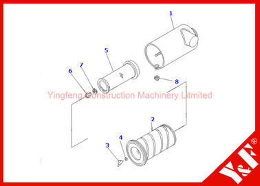خرید Durable Excavator Parts Air Cleaner Assy 6206 - 83 - 7510 600 -181 - 6050 600 - 181 - 6540 online manufacture