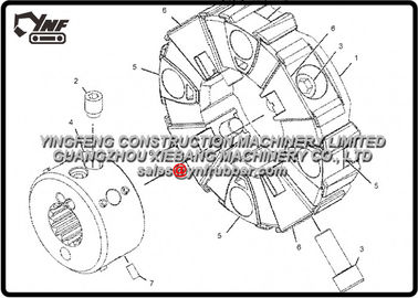 بیل  330D 330D و 330D L EAH00001- UP توسط موتور هیدرولیک موتور C9 2870169